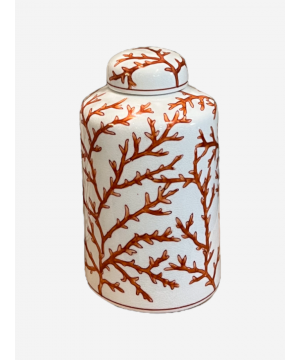 Pot corail en porcelaine